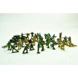 Various plastic issue military figures. Fair. Note: We are happy to provide additional images of any