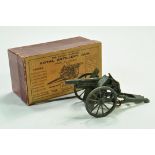 Britains original Royal Artillery Gun with shells. Generally Good in Good Box.