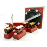 A quantity of Hornby 0 Gauge Model Railway items comprising wagons and accessory items. Generally