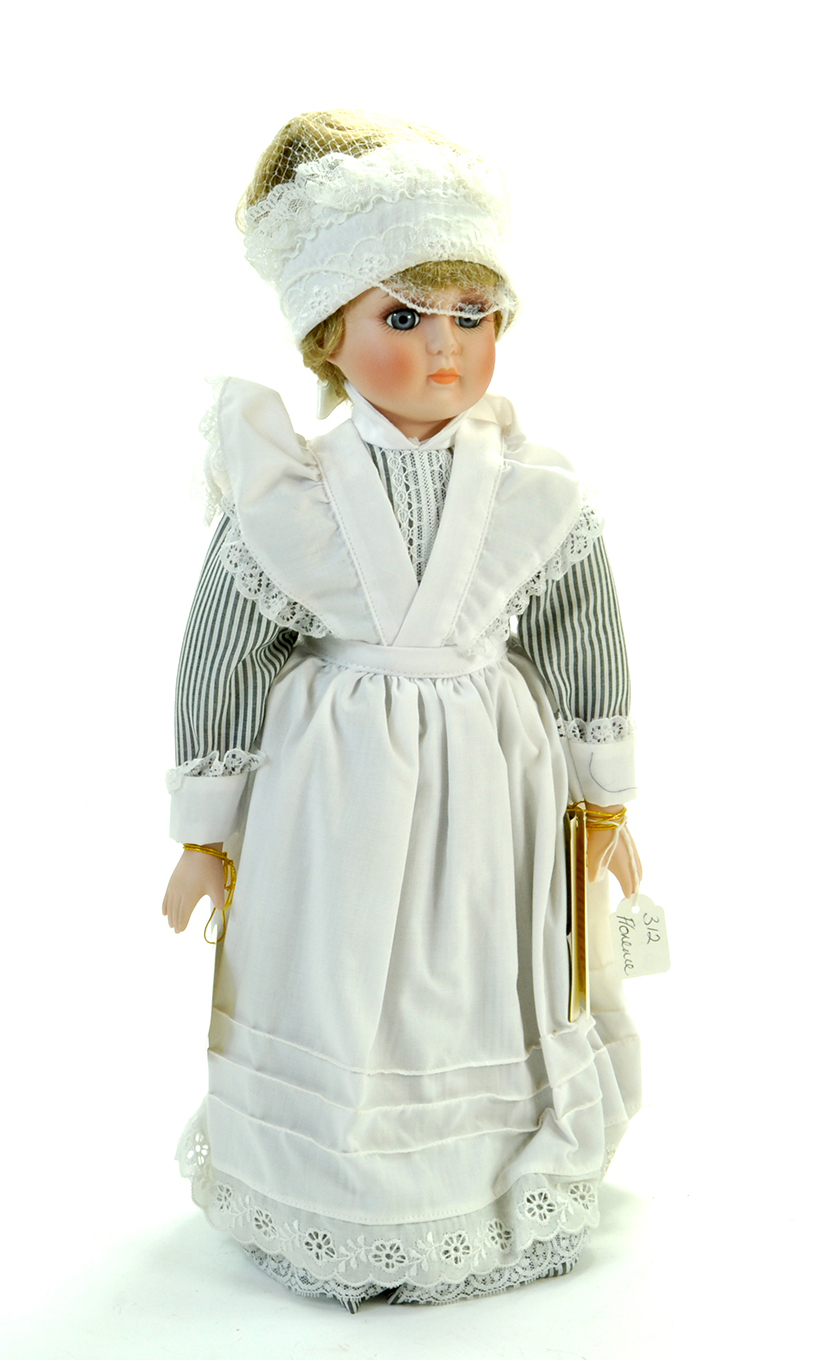 Large Alberon Porcelain Doll Figure. Florence. Complete. Excellent. Note: We are happy to provide