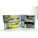 Corgi 1/50 diecast truck issue comprising Heavy Haulage Foden (Knowles) plus Foden (Edward Beck).