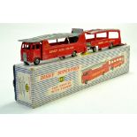 Dinky No. 983 Car Carrier With Trailer. Generally Good to Very Good in fair to good box. Note: We