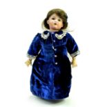 A 12” 1900’s Arthur Schoenau & Hoffmeister Doll. Markings on head "S, PB in star, H, 1909, 7/0,