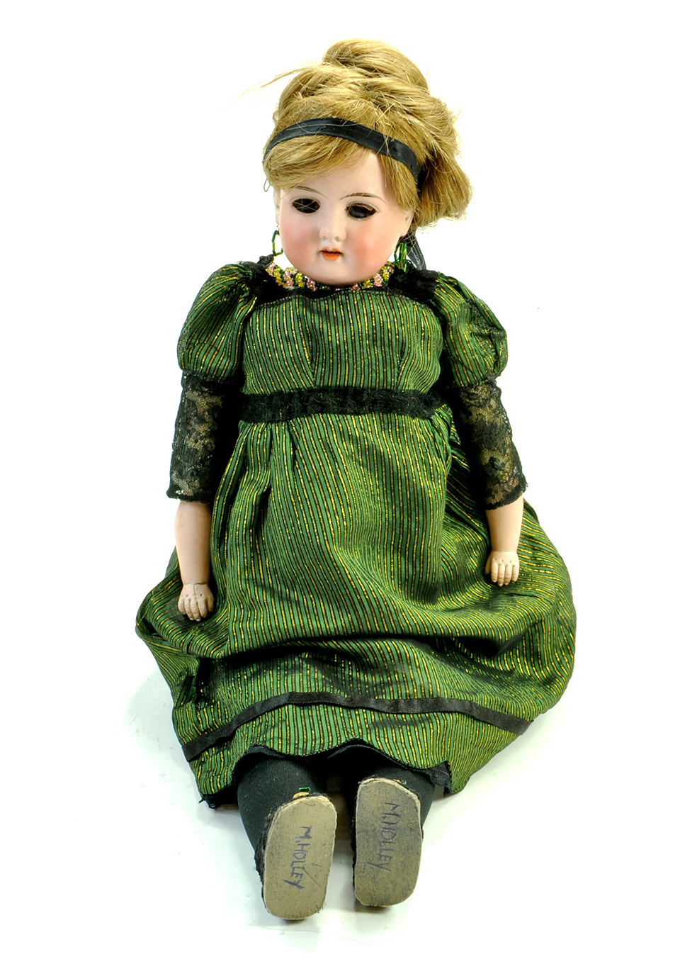 Antique Armand Marseille Doll, 20". Dolly Face doll mould 370 0 DEP antique bisque shoulder head
