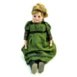 Antique Armand Marseille Doll, 20". Dolly Face doll mould 370 0 DEP antique bisque shoulder head