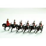 Britains or Similar Lead Metal Soldiers comprising Mounted issues. Various guises. Generally Fair to