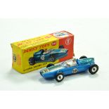 Dinky No. 240 Cooper Racing Car. Blue, numbe 20 with driver. Very Good to excellent in good box.