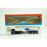 Tekno 1/50 diecast truck issue comprising DAF Tanker Trailer in the livery of ASCO. Excellent,