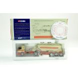 Corgi 1/50 diecast truck issue comprising No. CC75903 Leyland Feldbinder Tanker in the livery of