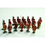 Misc metal figure / soldier group comprising Britains Beefeaters Figures. Generally Very Good. Note: