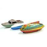 Wells Tinplate Planet Special Ship plus two other items. Fair to Good. Note: We are happy to provide