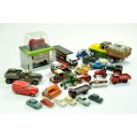 Misc diecast group plus plastic issues comprising various makers. Includes 1/43 UH Nuffield tractor,
