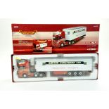 Corgi 1/50 diecast truck issue comprising No. CC13727 Scania R Fridge Trailer in the livery of