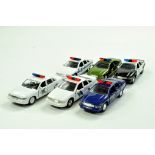 A group, series of American Issue diecast police patrol cars. Generally excellent. Enhanced