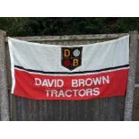 Incredibly Scarce Original David Brown Tractor issue Flag measuring 1800mm wide by 900mm high.