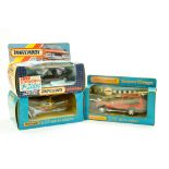 Matchbox Superkings Trio comprising No. K-90 with two variations and K-100 Ford Sierra. Generally