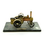 An unusual handmade Brass model of an Alchin Steam Engine. Enhanced Condition Reports: We are more