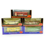 EFE Exclusive First Editions diecast 1/76 Bus / Coach issues comprising 5 Boxed Examples. Various