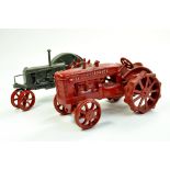 Scale Models 1/16 Cast McCormick W9 Tractor plus Scale Models issue of a Case tractor on Row