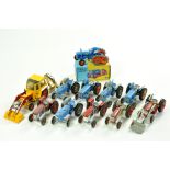 Corgi diecast group comprising Farm issues including Ford 5000, Fordson Major and Massey Ferguson