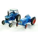 Crescent Fordson Dexta Tractor plus Ertl 1/32 Ford TW20. Generally good to Excellent. Enhanced