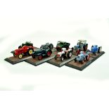 A selection of Atlas Edition 1/32 Tractor models including Ford 5000, David Brown and others. Some