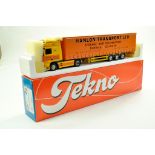 Tekno 1/50 diecast truck issue comprising Irish Collection DAF Curtainside Trailer in the livery