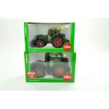 Siku 1/32 Farm Issue comprising Fendt 718 and 209S tractor duo. Excellent, complete and looks to