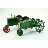 Scale Models 1/16 diecast duo of Oliver Tractor issues on Row Crops. Generally excellent albeit
