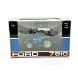 Universal Hobbies 1/32 Farm issue comprising Ford 7810 Blue Chrome Edition Tractor. Limited.