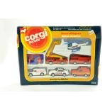 Corgi Junior No. 3026 Emegency Gift Set. Ex Shop Stock hence very good to excellent, box slightly