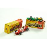 Dinky Toy Racing Car Duo comprising No. 242 Ferrari Racing Car and 243 BRM racing Car. Very Good,