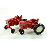 Ertl 1/32 farm issue comprising pair of International tractors. Excellent. Enhanced Condition
