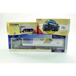 Corgi 1/50 diecast truck issue comprising No. 75801 MAN Curtainside in the livery of MAN plus duo of