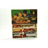 Budgie Toys Gift Set No. 5 by Morestone (Morris and Stone) comprising Timber Transporter, Quarry