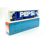 Tekno 1/50 diecast truck issue comprising British Collection ERF Curtainside Trailer in the livery