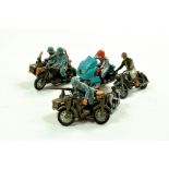 Group of Britains Motorbike issues, mostly military. Generally good to very good. Enhanced Condition