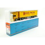 Tekno 1/50 diecast truck issue comprising British Collection ERF Curtainside Trailer in the livery