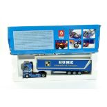 Universal Hobbies 1/50 diecast truck issue comprising Renault Magnum Curtainside in the livery of