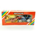 Britains 1/32 farm issue comprising Ford 7710 Tractor and Front Loader. Excellent, complete and with