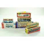 Various Japanese Diecast bus issues including Tomica, Dandy Diapet etc. Generally very good to