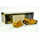 First Gear 1/50 diecast construction issue comprising Allis Chalmers HD21 Crawler Tractor with