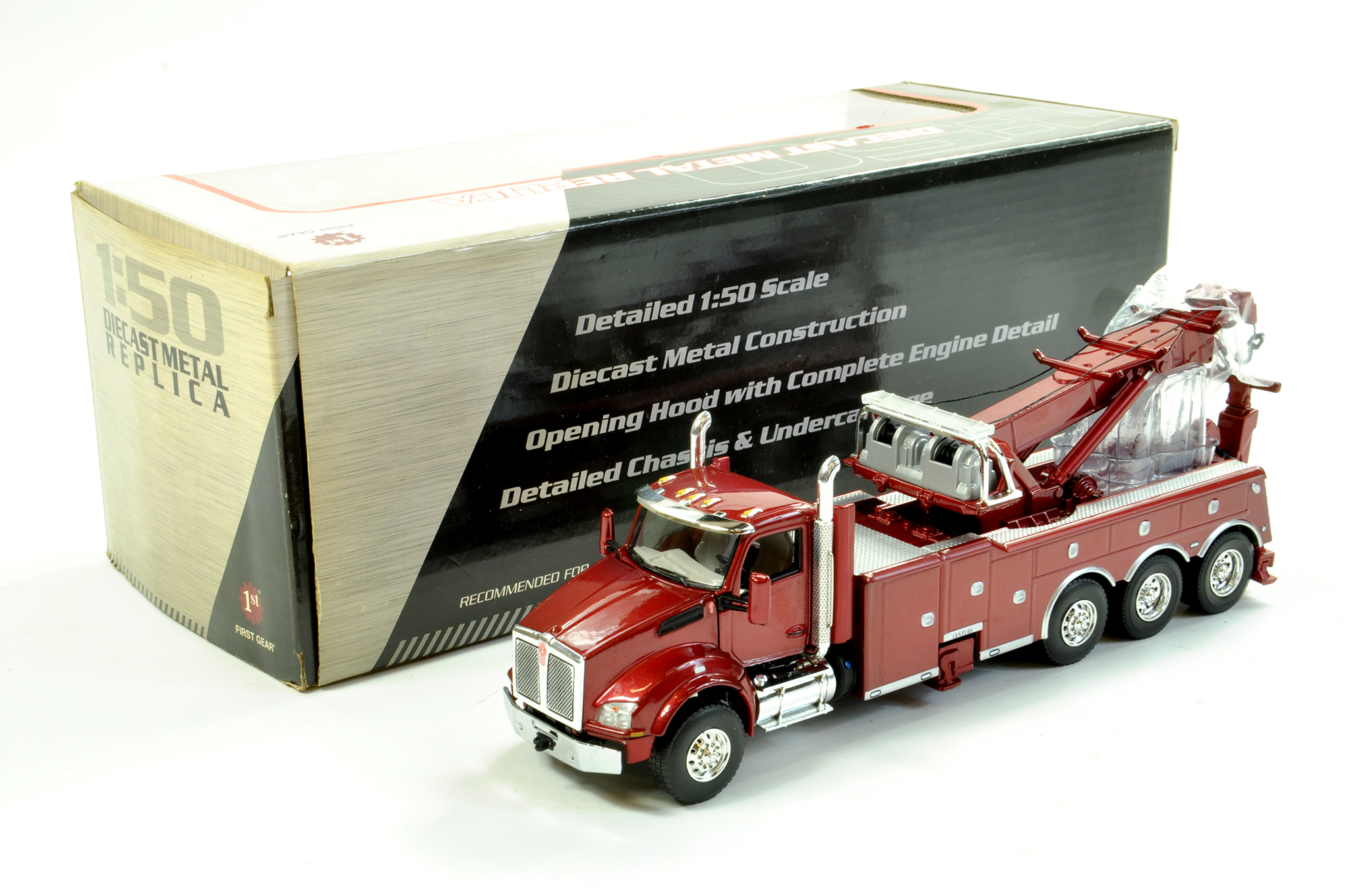 First Gear 1/50 Truck issue comprising Kenworth Rotating Wrecker. Excellent, complete and with