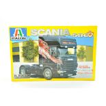 Italeri plastic model truck kit comprising Scania 580 V8. Complete. Enhanced Condition Reports: We
