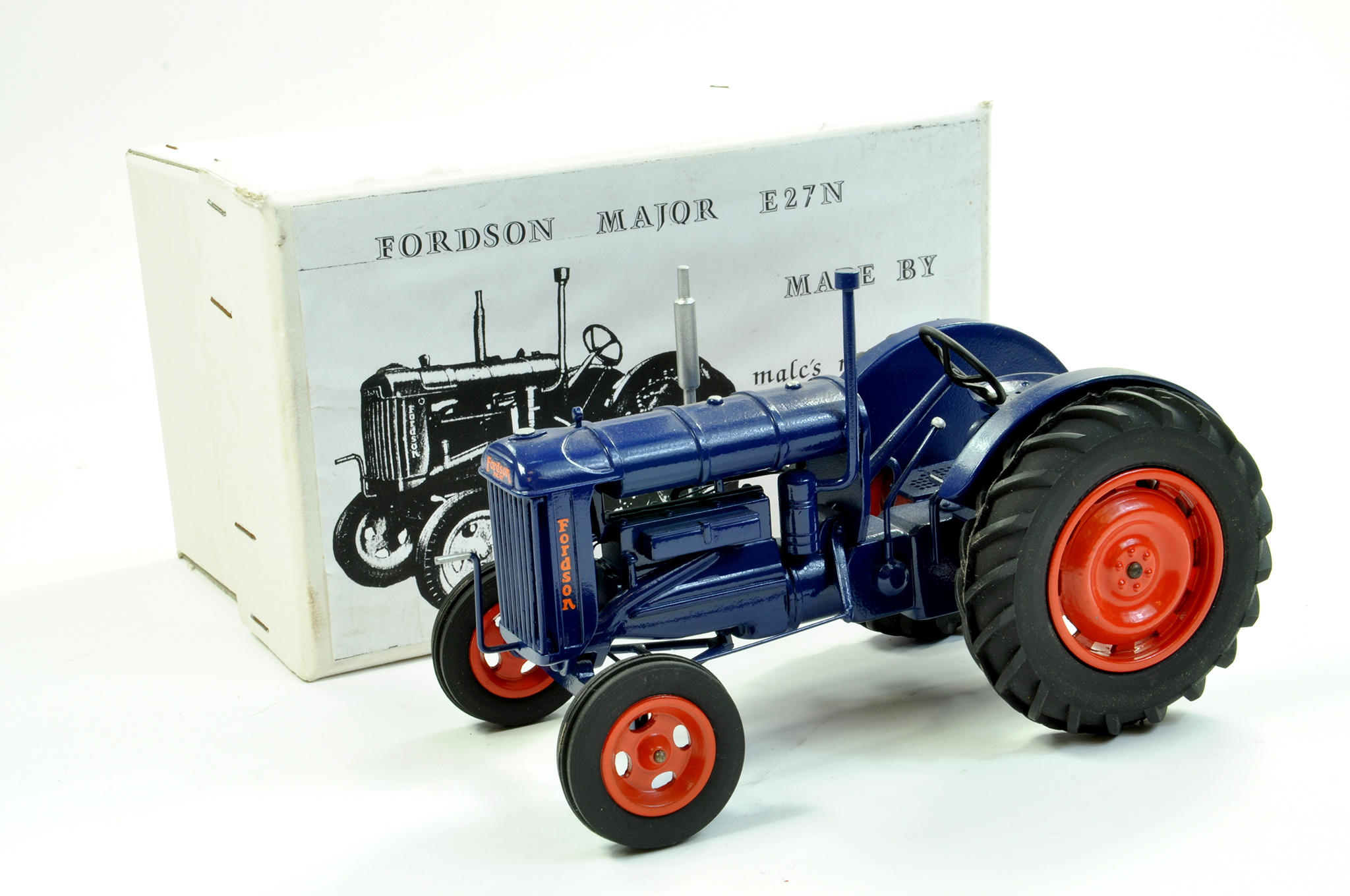 Malcs Models 1/16 Farm Issue comprising Fordson Major E27 Tractor on Rubber Tyres. Hand Built