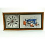 An impressive Fordson Major Tractor Wall Clock. Enhanced Condition Reports: We are more than happy