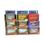 EFE Exclusive First Editions diecast 1/76 Bus / Coach issues comprising 8 Boxed Examples plus Base