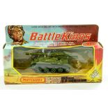 Matchbox Kingsize issue comprising No. K107 155mm SP Howitzer Gun on tracks and figures. Excellent