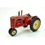 Marbil Models 1/16 Massey Harris 744D Tractor on Row Crops. Generally Excellent, a little dusty.
