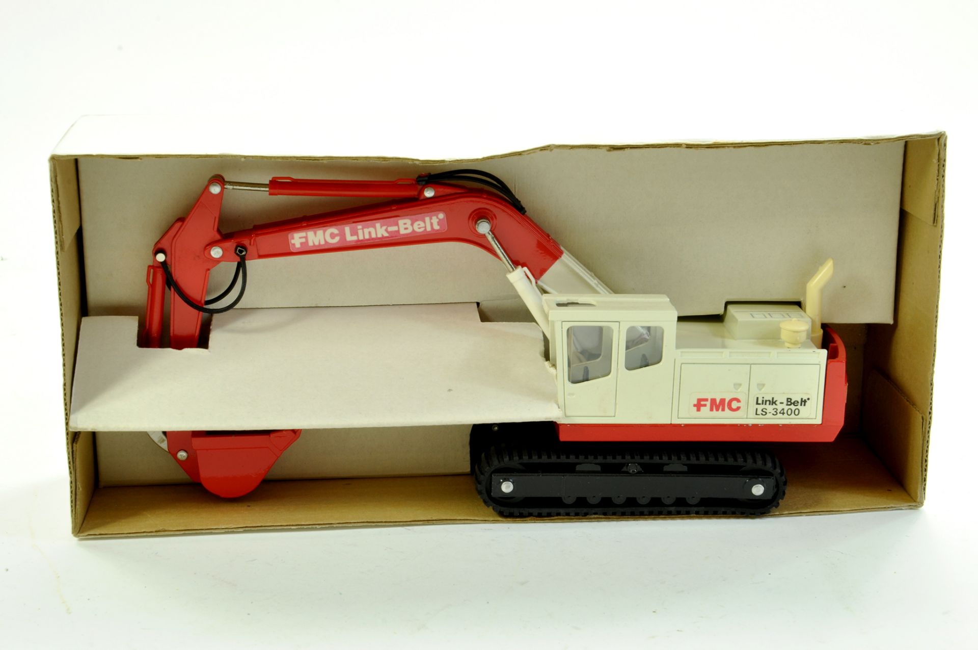 Yonezawa Diapet (Japan) 1/40 FMC Link Belt LS3400 Tracked Excavator. Excellent in plain original